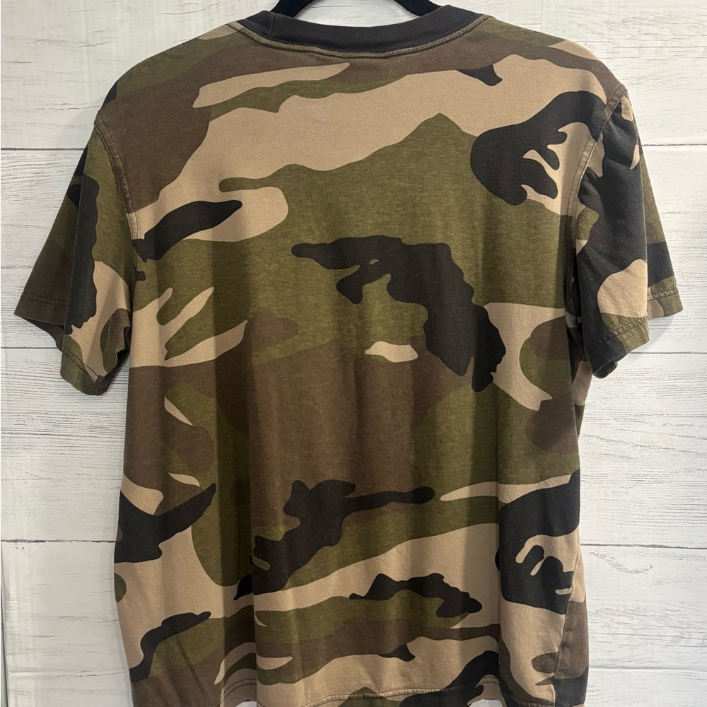 Adidas Camo Trefoil T-Shirt Unisex Size Medium Streetwear Graphic Tee - Picture 7 of 7